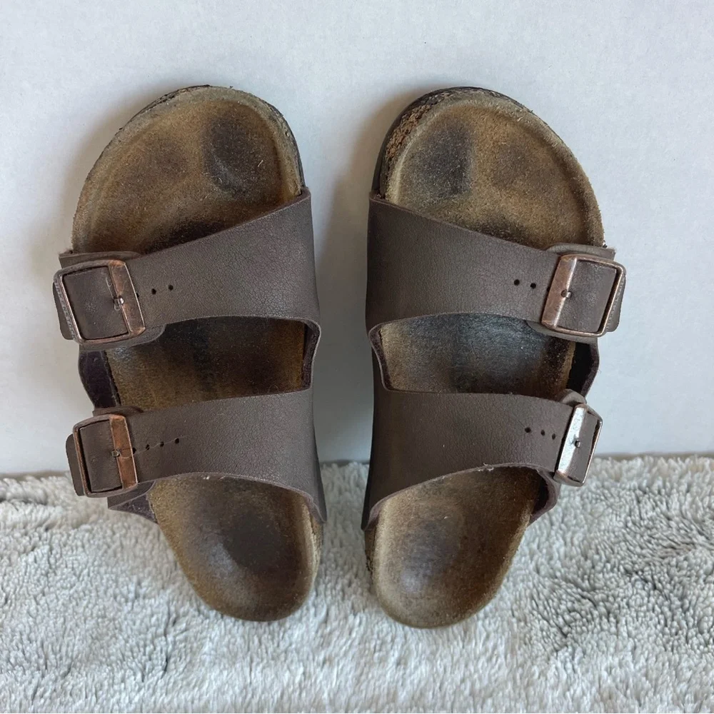Birkenstock Arizona Kids Brown Sandals Sid 32  (US 1 ) little kids